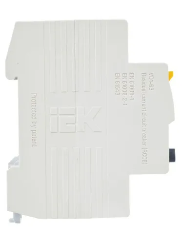 Выключатель дифференциального тока (УЗО) 2п 40А 300мА тип AC ВД1-63 KARAT IEK MDV10-2-040-300 фото 7