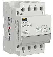 Контактор модульный KMR 63А 24В AC/DC 3НО 1НЗ ARMAT IEK AR-KMR20-063-31-024