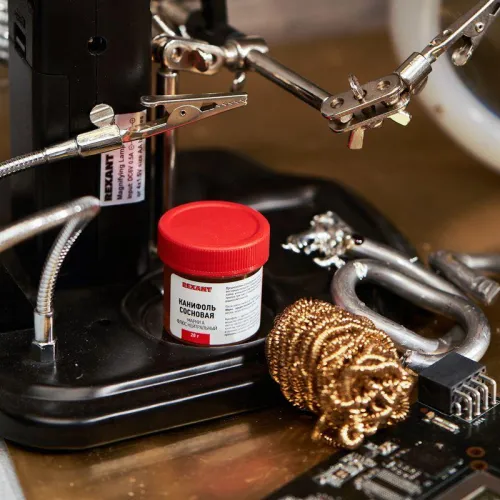 Канифоль сосновая марки А 20г (уп.10шт) Rexant 09-3710 фото 3