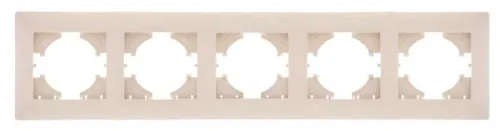 Рамка 5-м Bravo беж. GUSI С1050-003