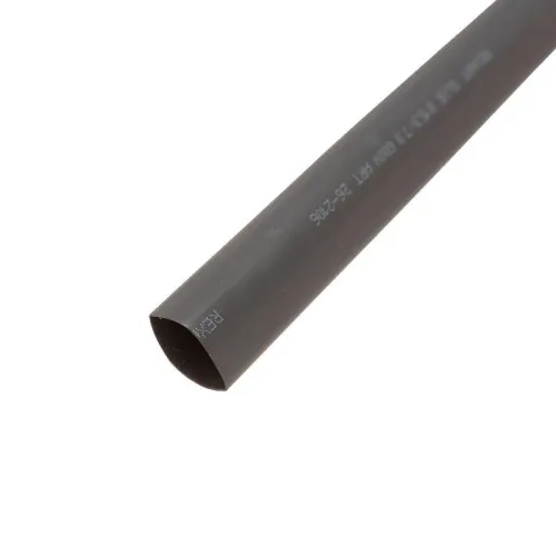 Трубка термоусадочная двустенная клеевая 15.9/7.95 (2:1) (уп.10шт) по 1м черн. Rexant 26-2106