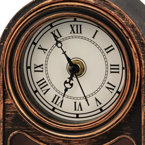 Камин светодиодный "Старинные часы" 14.7х11.7х25см эффект живого огня USB и элементы питания 2хC (не в компл.) бронз. Neon-Night 511-021 фото 11