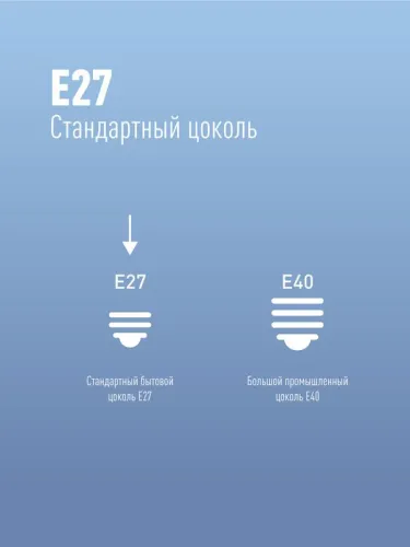 Лампа светодиодная HВтLED 30Вт 220В E27 4500К Космос LksmHWLED30WE2745 фото 3