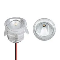 Светильник ALT-LODESTAR-HANDRAIL-R27-1.5W Warm3000 GR 30х60deg 12-24В 1.5Вт 3000К IP67 ландшафтный метал. Arlight 045490