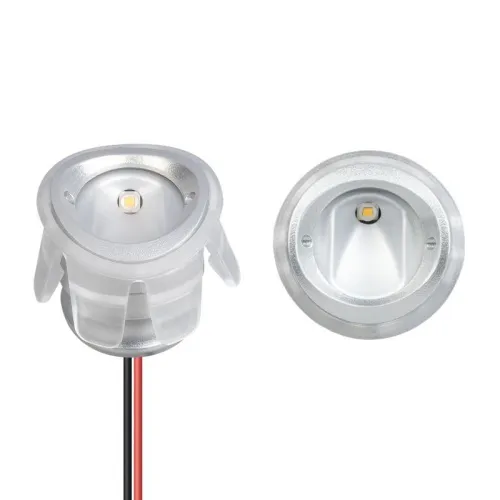 Светильник ALT-LODESTAR-HANDRAIL-R27-1.5W Warm3000 GR 30х60deg 12-24В 1.5Вт 3000К IP67 ландшафтный метал. Arlight 045490