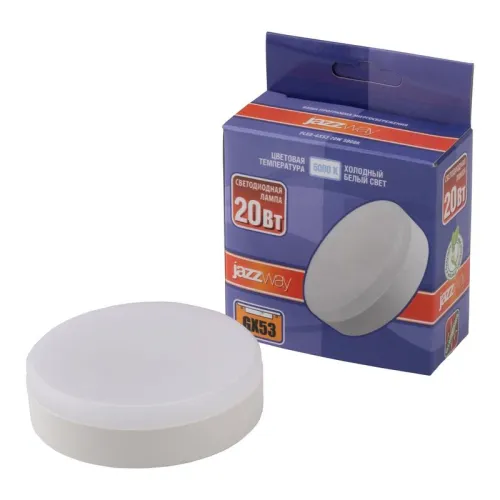 Лампа светодиодная PLED-GX53 20Вт 5000К холод. бел. GX53 JazzWay 5065345