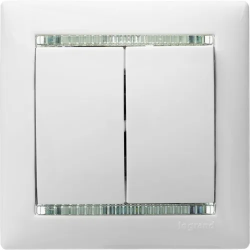 Рамка 1-м Valena бел./крис. Leg 774461 фото 5