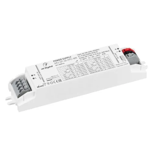 Блок питания ARJ-SP-36-PFC-WR 36Вт 3-50В 0.15-0.9А IP20 пластик Arlight 048714