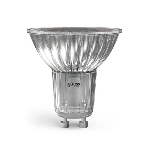 Лампа светодиодная Basic 6Вт MR16 софит 4000К нейтр. бел. GU10 530лм GAUSS 10106262 фото 5