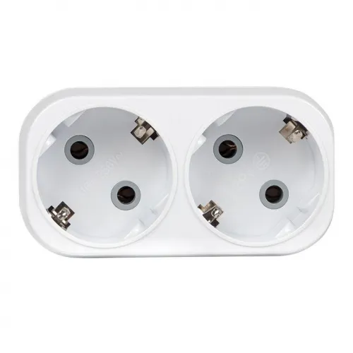 Разветвитель 2-м с заземл. 16А IP20 250В плоск. PROxima EKF ARP16-2 фото 2