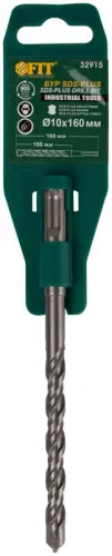 Бур по бетону SDS PLUS с двойн. резьбой 10х160мм FIT 32915 фото 3