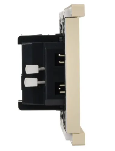 Выключатель 1-кл. FORTE&PIANO 10А FP410 с самовозвратом ваниль IEK FP-V14-0-10-1-K10 фото 3