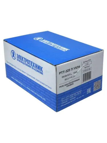 Реле тепл. РТТ 325 П УХЛ4 100А 660В/50Гц 1з+1р IP00 Электротехник ET512150 фото 3