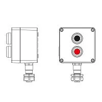 Пост управления взрывозащ. из алюм. CPE-A-12-(1xP1B(11)-1xP1R(11))-1xKAEPM2MHK-20(C)1Ex d e IIC Т5 Gb / Ex tb IIIC T95град.CDb IP66 DKC 2201.121.22.120L