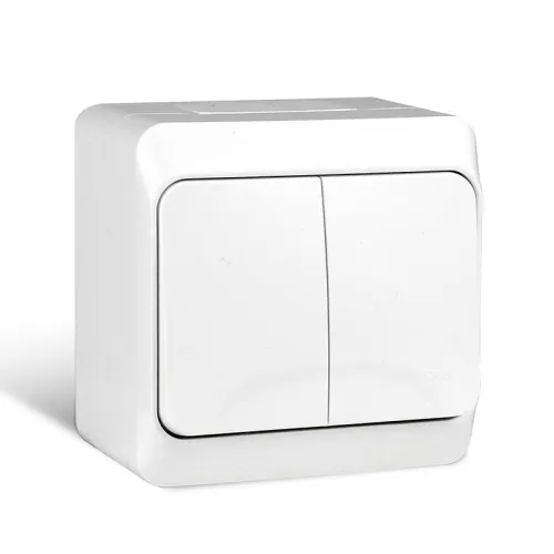 Выключатель 2-кл. ОП Nix 10А IP54 250В бел. TOKOV ELECTRIC TKE-NX-V2-C01-IP54 фото 4