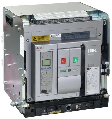 Выключатель автоматический воздушный 3п E 2000А 85кА AC ВА77 W3P EA выдвижн. с комплектом аксессуаров MASTER IEK MI-ACB10-3WE-085-2000-ACF