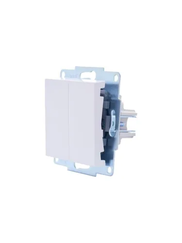 Выключатель 2-кл. СП Vesna механизм бел. LEZARD 742-0288-101 фото 2