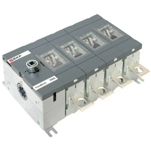 Рубильник 4п 250А без рукоятки управления TwinBlock EKF tb-s-250-4p фото 7