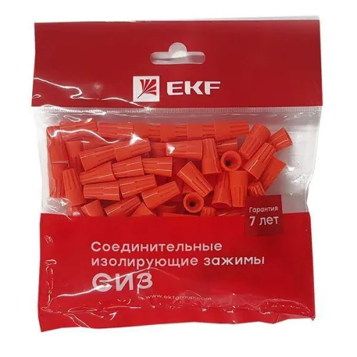 Соединитель проводов СИЗ-3 1.5-5.75кв.мм (уп.100шт) EKF plc-cc-5 фото 3
