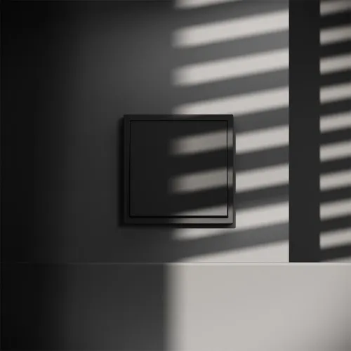 Переключатель проходной 1-кл. СП S70 10А механизм черн. матов. Voltum VLS010308 фото 5