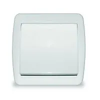 Выключатель 1-кл. ОП Клио 10А IP44 бел. UNIVersal К2221