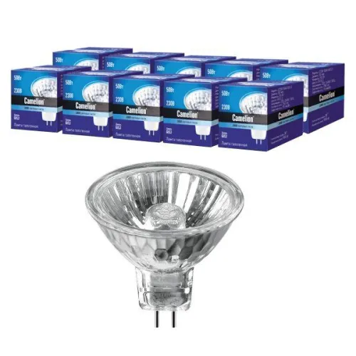 Лампа галогенная JCDR 50Вт GU5.3 Camelion 1953 фото 2