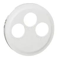 Панель лицевая Celiane для роз. R-TV/SAT бел. Leg 068285