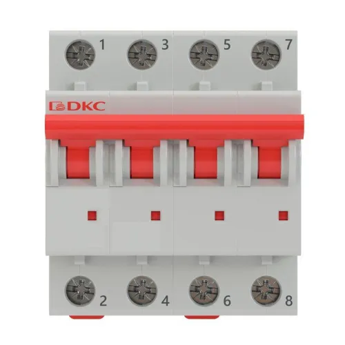 Выключатель автоматический модульный 4п C 20А 6кА MD63 YON MD63-4C20-6 фото 2
