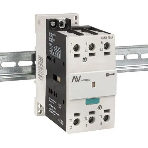 Контактор КМЭ 50А кат. 400В AC AVERES EKF ctr-s-50-00-400-av фото 2