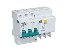 Выключатель автоматический дифференциального тока 3п C 50А 30мА тип AC ДИФ-101 со встроен. защитой от сверхтоков DEKraft 15057DEK