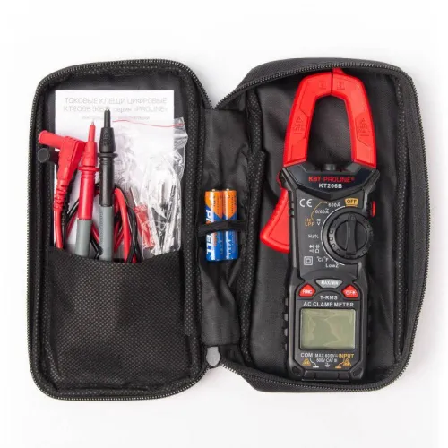 Клещи токовые цифровые "PROLINE" KT 206B КВТ 79130 фото 5
