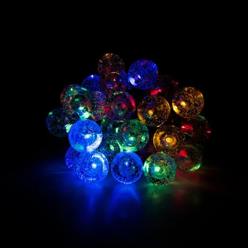 Светильник светодиодный садовый SLR-G05-30M гирлянда шарики мультицвет на солнечн. батарее ФАZА 5033375 фото 8