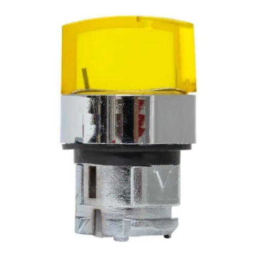 Механизм переключателя исполнительный ХB4 желт. на 2 положения возвратный без фиксации с подсветкой с короткой ручкой PROxima EKF XB4BD2L-Y фото 7