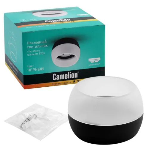 Светильник встраиваемый IP20 металлический под лампу GX53 LGX53-04 C02 Camelion 15400 фото 3