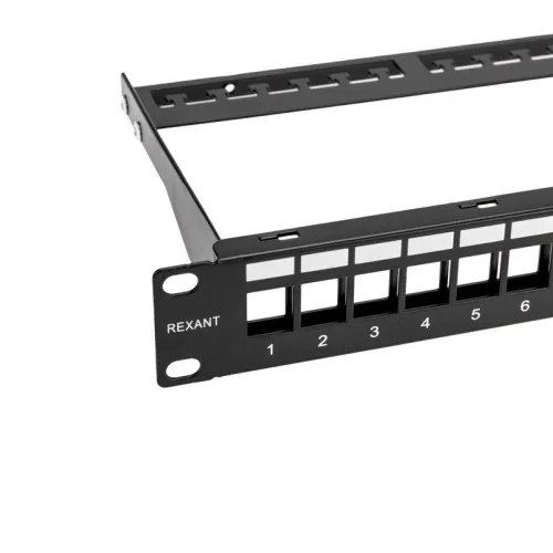 Панель коммутационная наборная 19дюйм 1U 24 порта U/UTP PRO Rexant 02-0053 фото 5