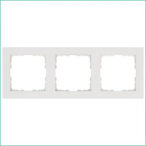 Рамка 3-м G-Classic бел. глянцевый Jasmart G1003W