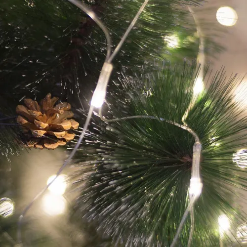 Гирлянда светодиодная "Сеть" 1.8х1.5м 180LED бел. 15Вт 220В IP20 с контроллером 8 режимов провод ПВХ прозр. Neon-Night 215-135 фото 9