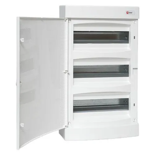 Щит распределительный навесной Unix 3х12мод. IP41 бел. дверь PROxima EKF ux-3x12-nw фото 6