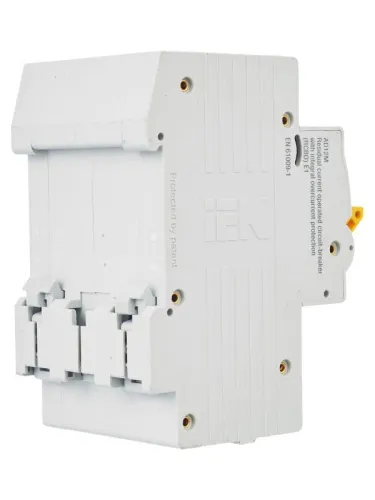 Выключатель автоматический дифференциального тока 2п C 50А 30мА тип A 4.5кА АД-12М KARAT IEK MAD12-2-050-C-030 фото 4