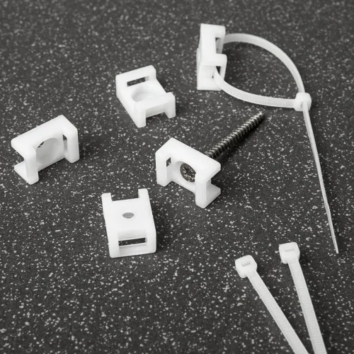 Площадка для крепления стяжки 22х16мм (ПС-2) бел. (уп.10шт) Rexant 07-2102-10 фото 3