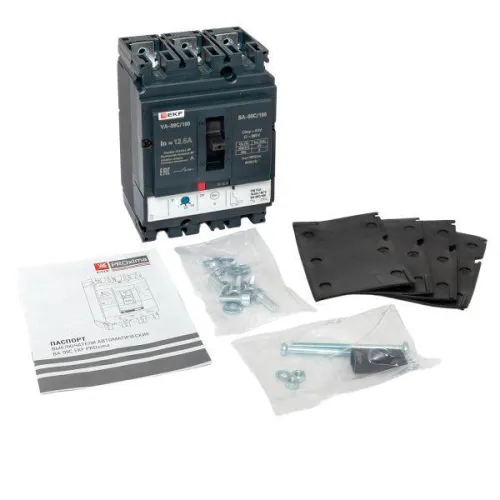 Выключатель автоматический 3п 100/12.5А 36кА ВА-99C Compact NS PROxima EKF mccb99C-100-12.5 фото 6