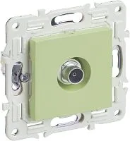 Розетка TV оконечная SKANDY SK-A12G мятный IEK SK-A10-O-K06