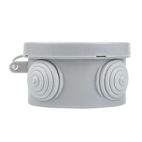 Коробка распаячная КМР-040-039 наружная с крышкой 85х40 4 мембранных ввода IP54 розн. стикер PROxima EKF plc-kmr-040-039-r фото 3