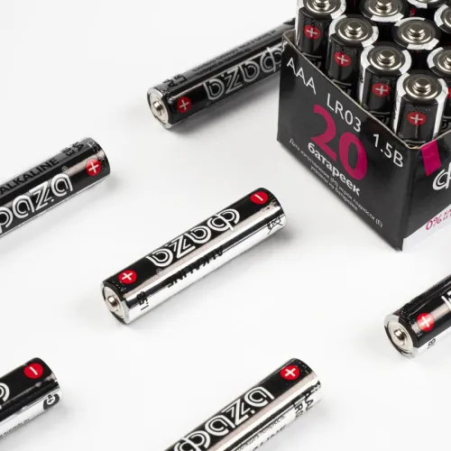 Элемент питания алкалиновый AAA/LR03 1.5В Alkaline Pack-20 (уп.20шт) ФАZА 5028128 фото 5