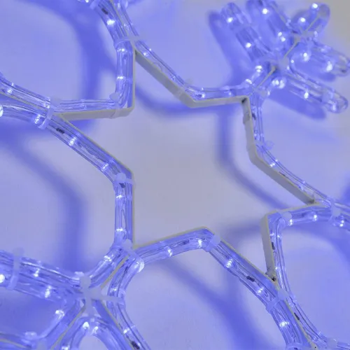 Фигура светодиодная "Снежинка LED" 55смх55см син. 28Вт 220В IP44 Neon-Night 501-335 фото 5