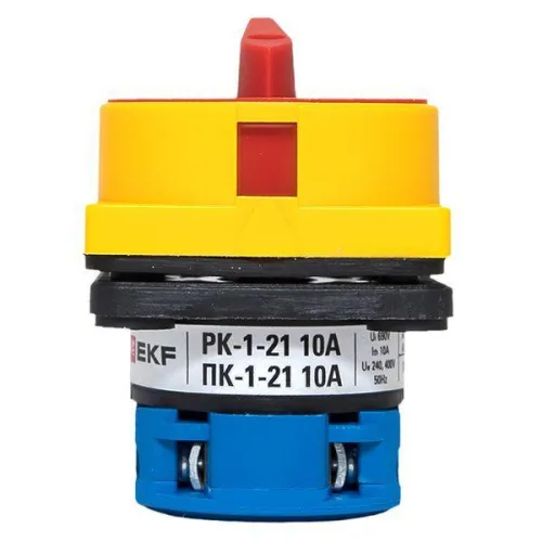 Переключатель кулачковый ПК-1-21 10А 1п "1-0-2" с блокировкой IP65 PROxima EKF pk-1-21-10-a65 фото 2