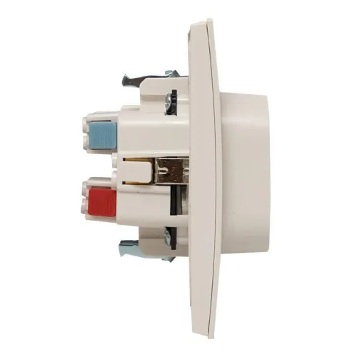 Розетка 2-м СП Стокгольм 16А IP20 с заземл. защ. шторки бел. PROxima EKF EXR16-128-10 фото 4