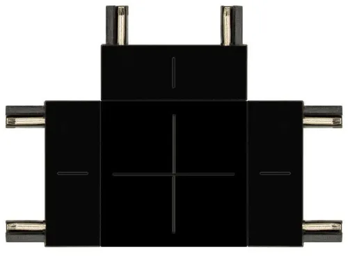 Коннектор Т-образный TRM-S5-CT BK для тонкого магнитного шинопровода черн. Эра Б0059032