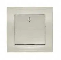 Переключатель проходной 1-кл. СП Бриллиант 10А IP20 сл. кость UNIVersal 7948592