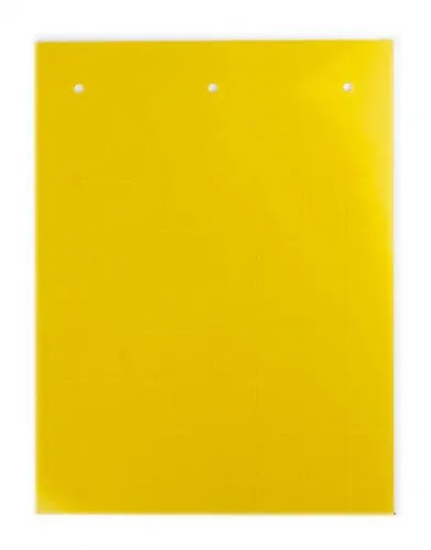 Табличка полужесткая клейкое основание ПВХ-0.5 желт. (уп.240шт) DKC TAS2715AY